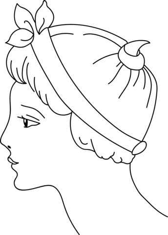 Gallic Small Yellow Cap Coloring Page